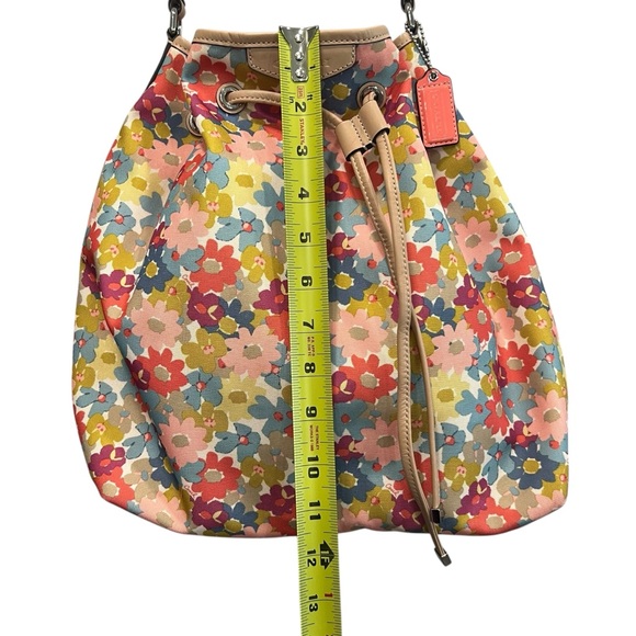 Coach Floral Multicolor Shoulder Bag - Picture 10 of 13